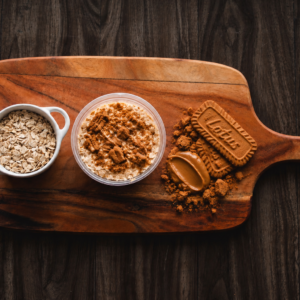 Power Cookie Butter Overnight Oats