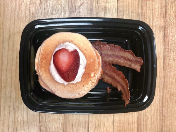 Strawberry Shortcake Protein Pancakes