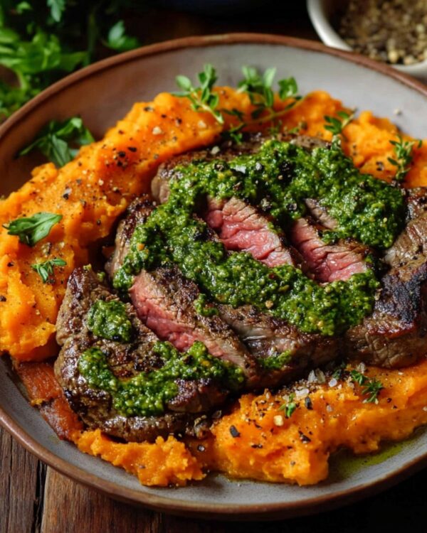 Treat Yo Self! Power Chimichurri Steak & Potatoes
