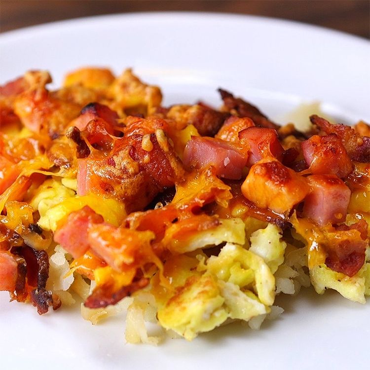 Layered Hashbrowns - Prepping with Peppers