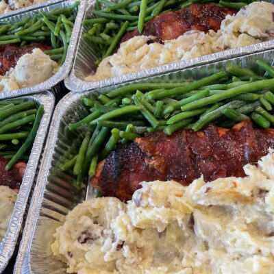 Catering: 4-Portion Apricot glazed Pork tenderloin