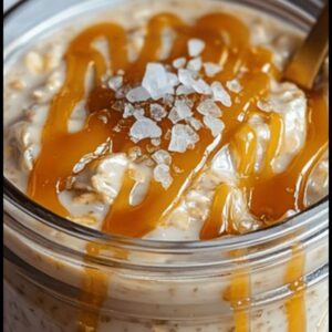 Power Salted Caramel Overnight Oats