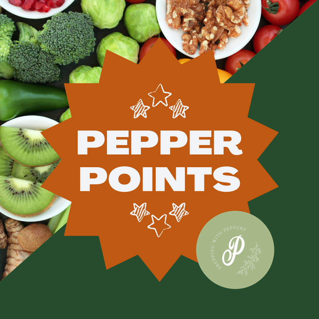 Peppers Points Rewards Program Prepping with Peppers
