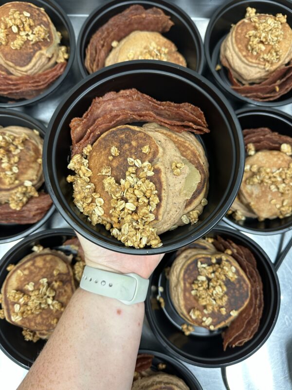 Power Apple Crumble Protein Pancake