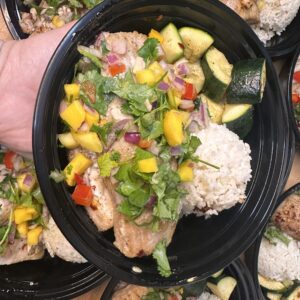 Treat Yo Self! Power Mango Mahi with Coconut Rice
