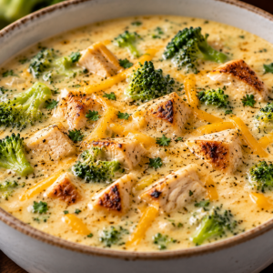 Keto Chicken Broccoli Soup
